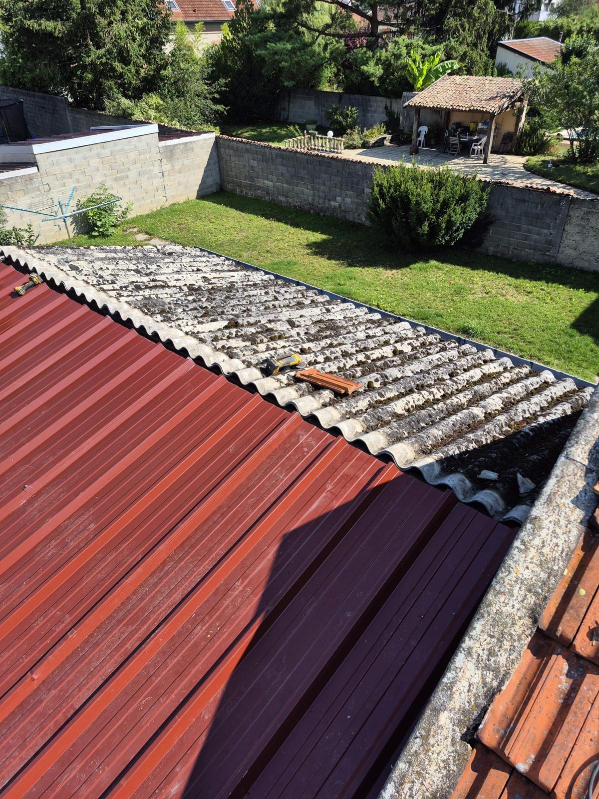 Couverture bac acier — chantier de couverture en Haute-Marne
